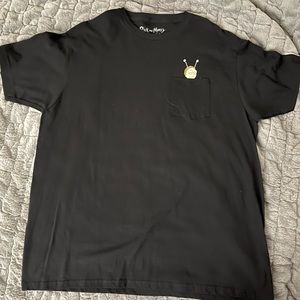 Selling RIPPLE JUNCTION Rick And Morty black shirt, size XL, front pocket.